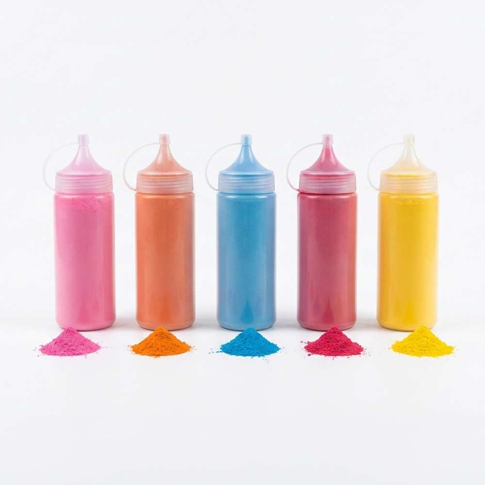 Festive Colours colour powder bundle in a squeeze bottle.